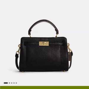 Coach mini lane crossbody top handle bag